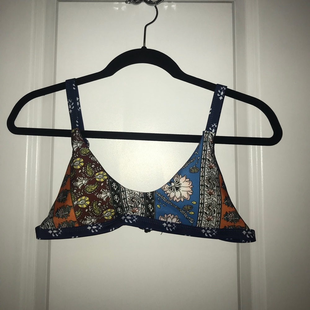 Multi color bikini top